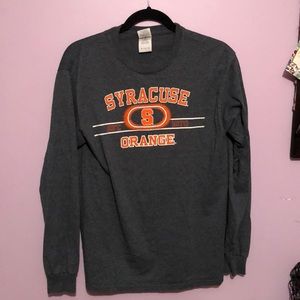 Grey long sleeve Syracuse university shirt SIZE M